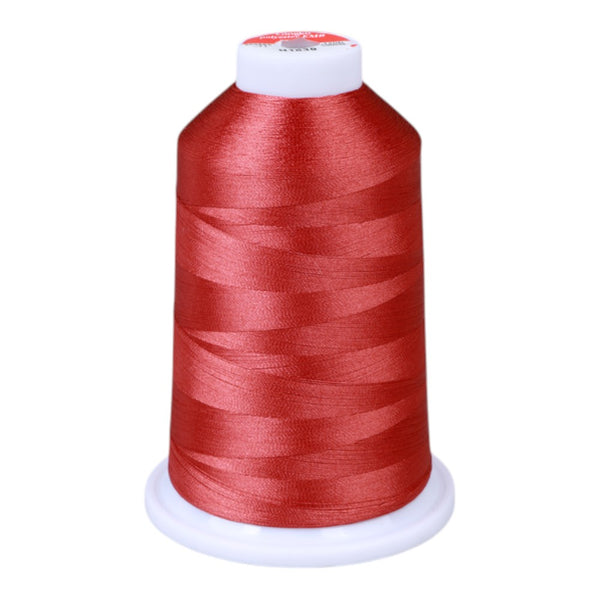 Gingko 646 PolySHINE #40 5000M Embroidery Threads-Red Orange