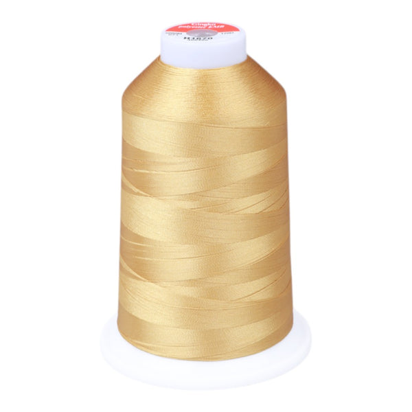 Gingko 646 PolySHINE #40 5000M Embroidery Threads-Yellow Beige