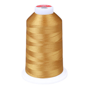 Gingko 646 PolySHINE #40 5000M Embroidery Threads-Brown Gold