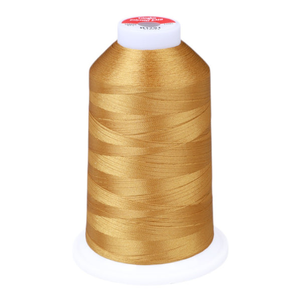 Gingko 646 PolySHINE #40 5000M Embroidery Threads-Brown Gold