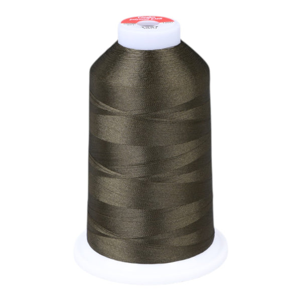 Gingko 646 PolySHINE #40 5000M Embroidery Threads-Brown