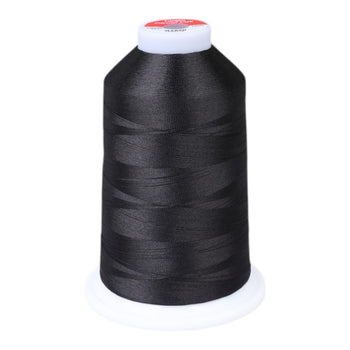 Gingko 646 PolySHINE #40 5000M Embroidery Threads-Black