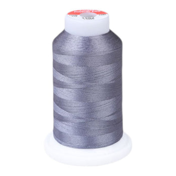 Gingko 648 PolySHINE #40 1000M Small Cone Embroidery Threads-Gray