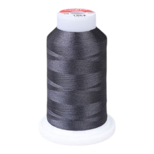 Gingko 648 PolySHINE #40 1000M Small Cone Embroidery Threads-Gray - 