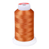 Gingko 648 PolySHINE #40 1000M Small Cone Embroidery Threads-Brown Orange