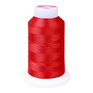Gingko 648 PolySHINE #40 1000M Small Cone Embroidery Threads-Red - 