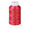 Gingko 648 PolySHINE #40 1000M Small Cone Embroidery Threads-Red Orange