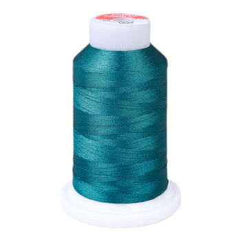 Gingko 648 PolySHINE #40 1000M Small Cone Embroidery Threads-Blue Green