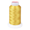 Gingko 648 PolySHINE #40 1000M Small Cone Embroidery Threads-Yellow