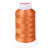 Gingko 648 PolySHINE #40 1000M Small Cone Embroidery Threads-Brown Orange