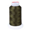 Gingko 648 PolySHINE #40 1000M Small Cone Embroidery Threads-Green Brown