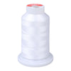 Gingko 648 PolySHINE #40 1000M Small Cone Embroidery Threads-White