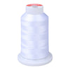 Gingko 648 PolySHINE #40 1000M Small Cone Embroidery Threads-White