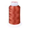 Gingko 648 PolySHINE #40 1000M Small Cone Embroidery Threads-Brown Orange