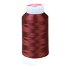Gingko 648 PolySHINE #40 1000M Small Cone Embroidery Threads-Red Brown