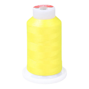 Gingko 648 PolySHINE #40 1000M Small Cone Embroidery Threads-Yellow - 
