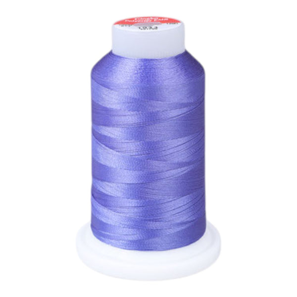 Gingko 648 PolySHINE #40 1000M Small Cone Embroidery Threads-Purple
