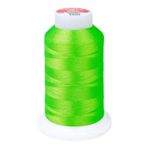 Gingko 648 PolySHINE #40 1000M Small Cone Embroidery Threads-Green - 