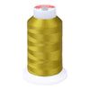 Gingko 648 PolySHINE #40 1000M Small Cone Embroidery Threads-Green Gold
