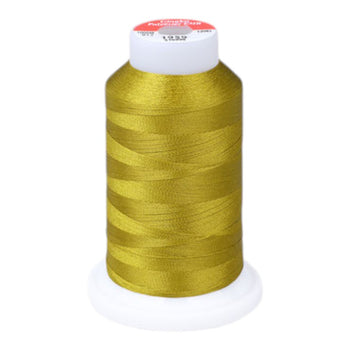 Gingko 648 PolySHINE #40 1000M Small Cone Embroidery Threads-Green Gold