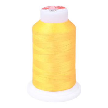 Gingko 648 PolySHINE #40 1000M Small Cone Embroidery Threads-Yellow Orange