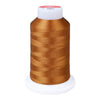 Gingko 648 PolySHINE #40 1000M Small Cone Embroidery Threads-Brown