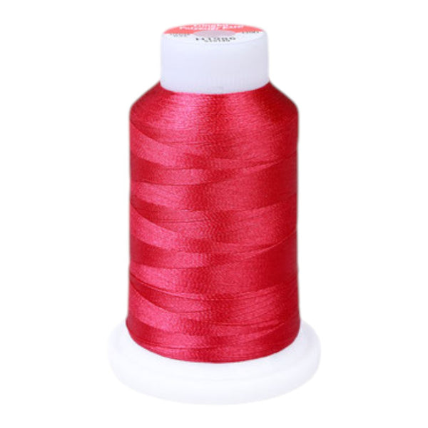 Gingko 648 PolySHINE #40 1000M Small Cone Embroidery Threads-Red Pink