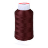 Gingko 648 PolySHINE #40 1000M Small Cone Embroidery Threads-Red Brown