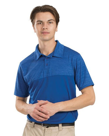 Augusta Sportswear 5412 Unisex Shadow Tonal Heather Polo