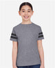 LAT 6137 Youth Football Fine Jersey Tee