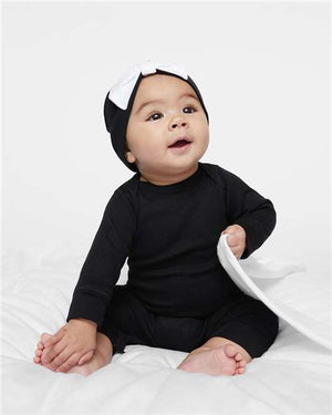 Rabbit Skins 4412 Infant Long Legged Baby Rib Bodysuit - 