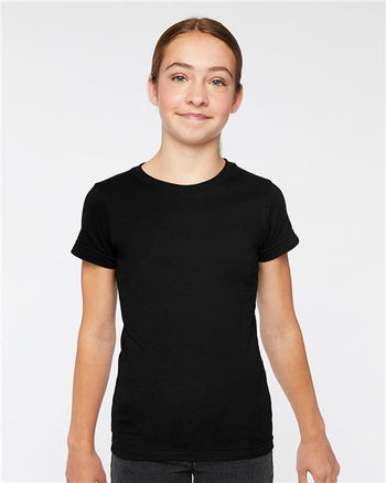 LAT 2616 Girls' Fine Jersey Tee