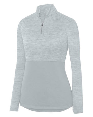 Augusta Sportswear 2909 Women's Shadow Tonal Heather Quarter-Zip Pullover - 
