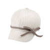 Mega Cap 6592 Ladies' White Stripe 6 Panel Cotton Twill Cap