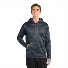 Sport-Tek ST240 Sport-Wick CamoHex Fleece Hooded Pullover - 