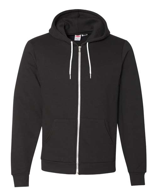 American Apparel F497US Unisex USA-Made Flex Fleece Full-Zip Hoodie Sweatshirt