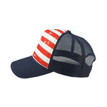 Mega Cap 6801F USA Trucker Cap