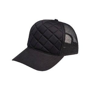 Mega Cap 6878 Fashion Quilted Trucker Cap - 