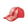 Mega Cap 6880 Low Profile Washed Plaid Cotton Twill Cap