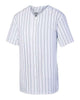 Augusta Sportswear 1685 Unisex Pinstripe Full Button Baseball Jersey