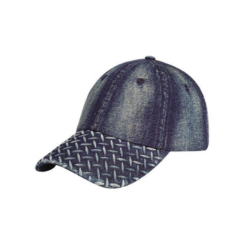 Mega Cap 6889A Diamond Plate Washed Cap