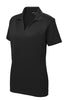 Sport-Tek LST640 Ladies PosiCharge RacerMesh Polo - Black