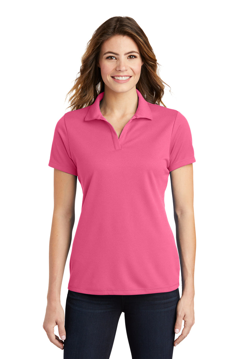 Sport-Tek LST640 Ladies PosiCharge RacerMesh Polo - Bright Pink – The ...