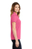 Sport-Tek LST640 Ladies PosiCharge RacerMesh Polo - Bright Pink