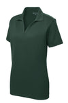 Sport-Tek LST640 Ladies PosiCharge RacerMesh Polo - Dark Forest Green