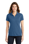 Sport-Tek LST640 Ladies PosiCharge RacerMesh Polo - Dawn Blue