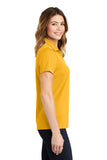 Sport-Tek LST640 Ladies PosiCharge RacerMesh Polo - Gold