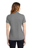 Sport-Tek LST640 Ladies PosiCharge RacerMesh Polo - Grey Heather