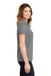 Sport-Tek LST640 Ladies PosiCharge RacerMesh Polo - Grey Heather