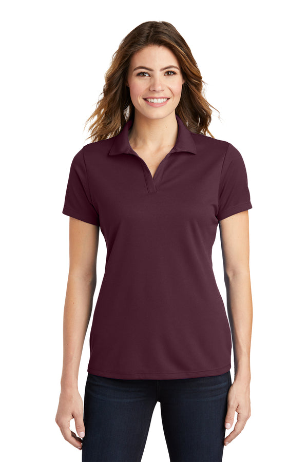 Sport-Tek LST640 Ladies PosiCharge RacerMesh Polo - Maroon